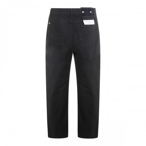 BLACK COTTON JEANS