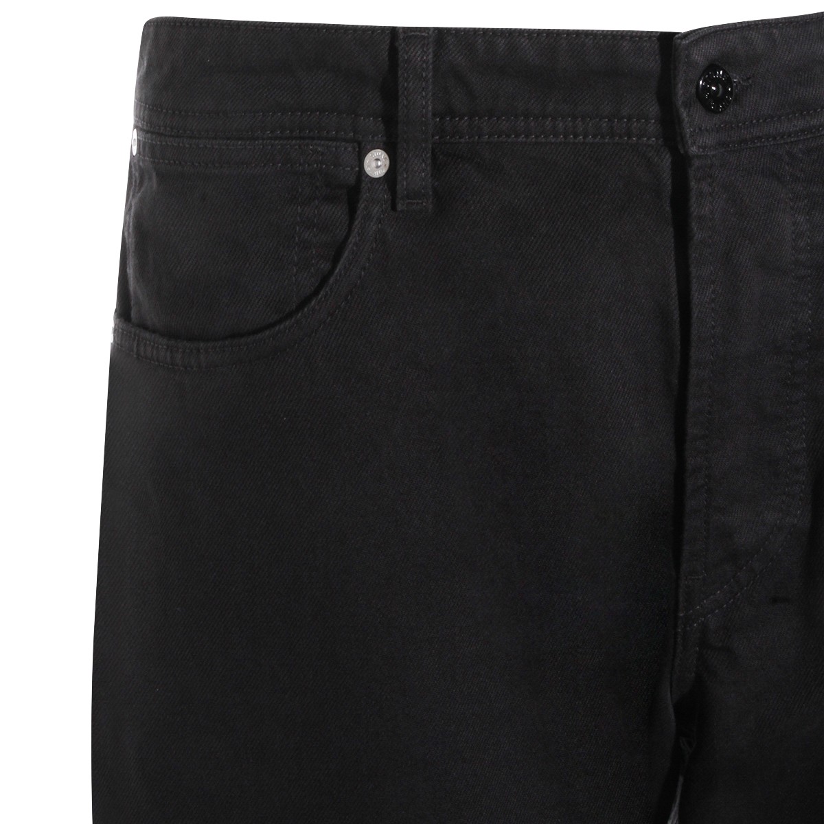 BLACK COTTON JEANS