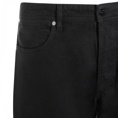 BLACK COTTON JEANS