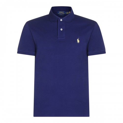 BLUE ROYAL COTTON POLO SHIRT