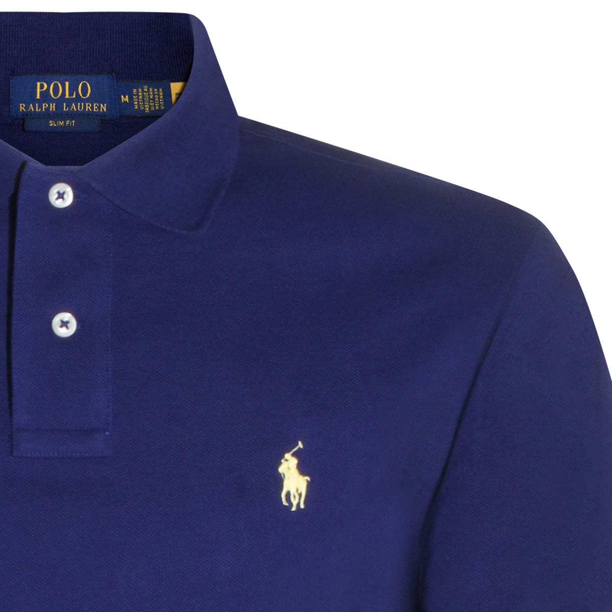 BLUE ROYAL COTTON POLO SHIRT