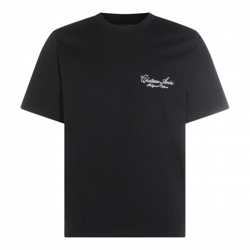 BLACK COTTON T-SHIRT