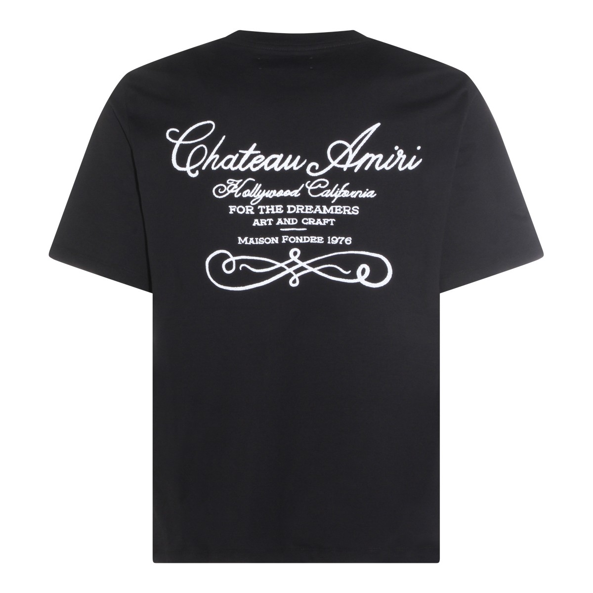 BLACK COTTON T-SHIRT