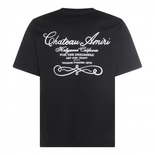 BLACK COTTON T-SHIRT