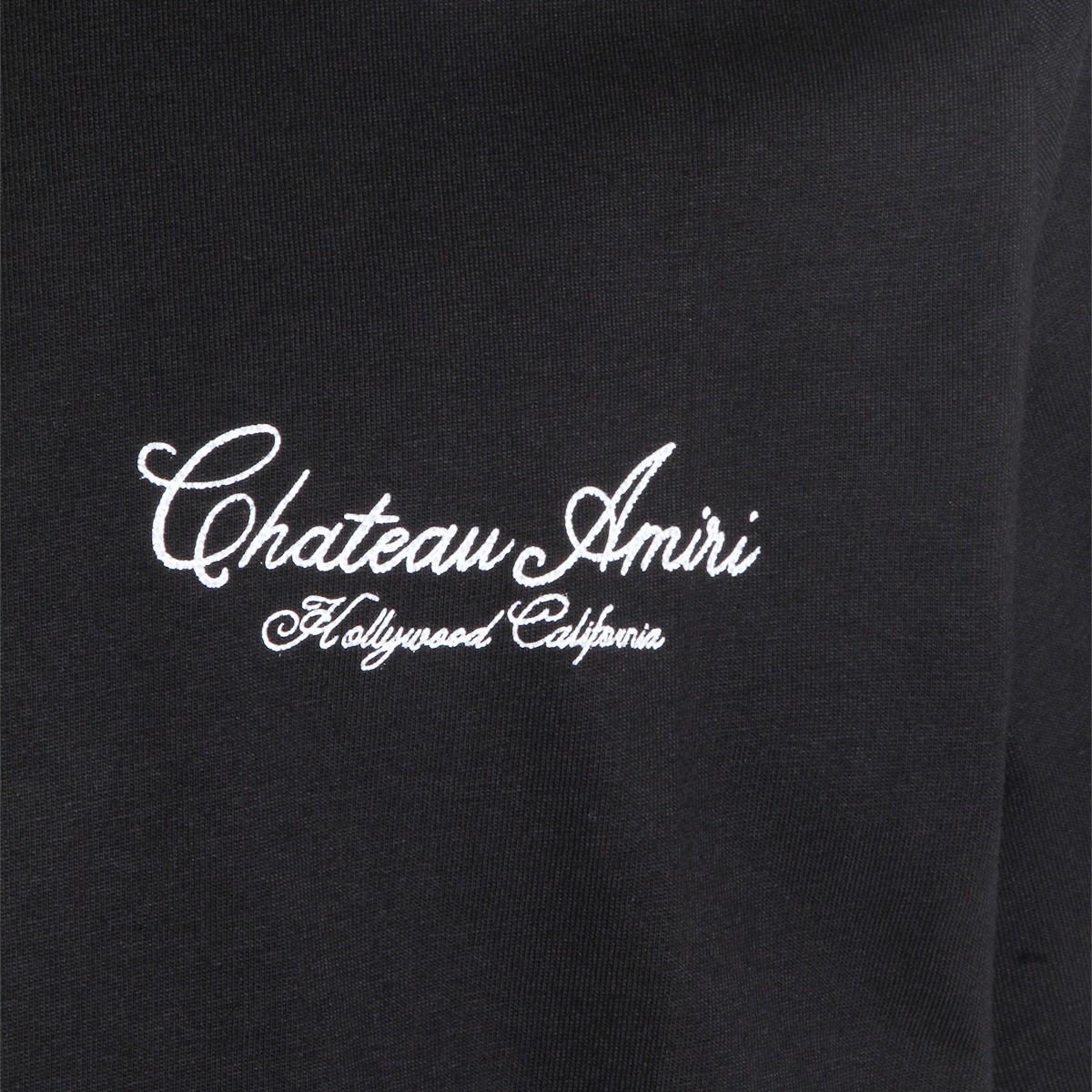 BLACK COTTON T-SHIRT