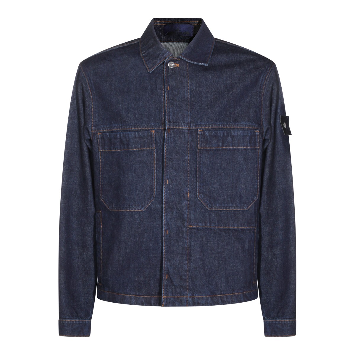 BLUE COTTON DENIM JACKET