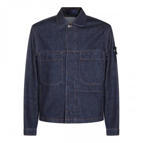 BLUE COTTON DENIM JACKET