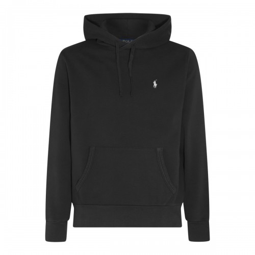 BLACK COTTON SWEATSHIRT