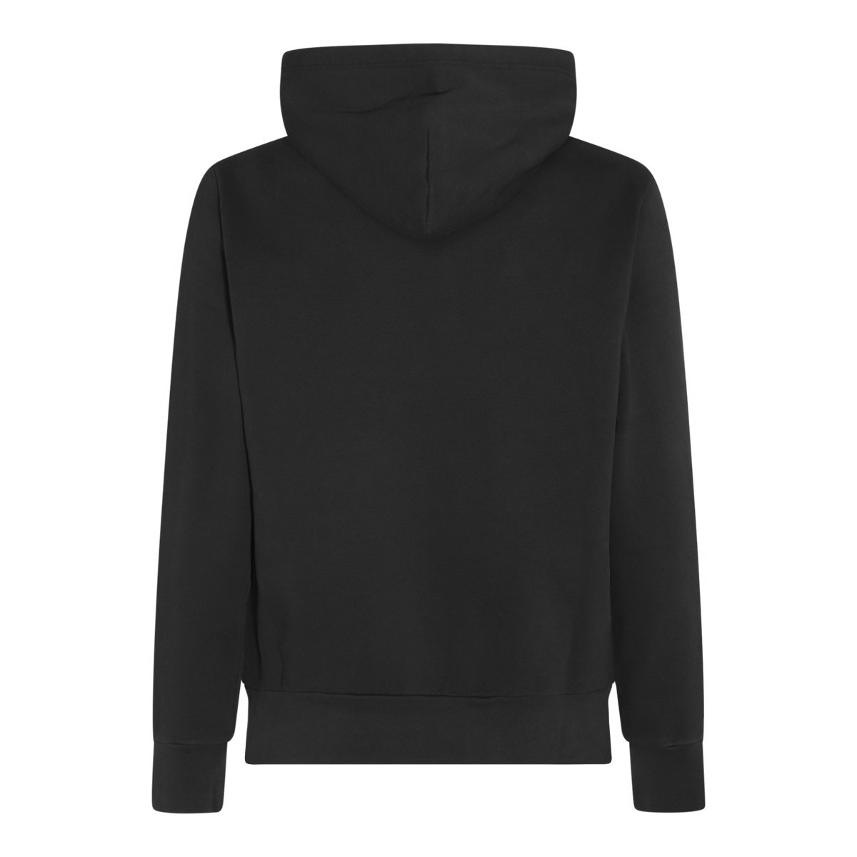 BLACK COTTON SWEATSHIRT