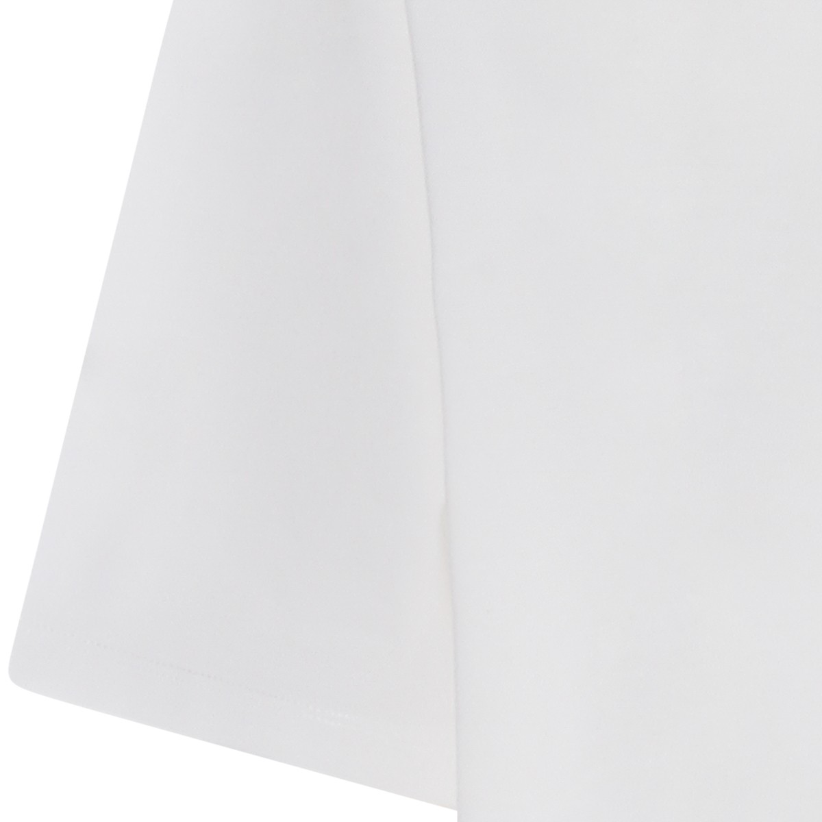 WHITE COTTON T-SHIRT