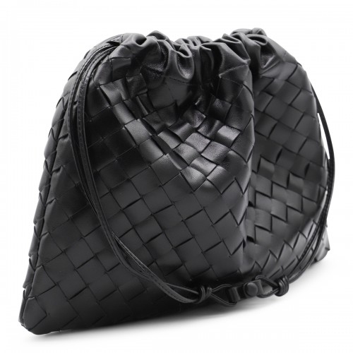 BLACK LEATHER POUCH 2