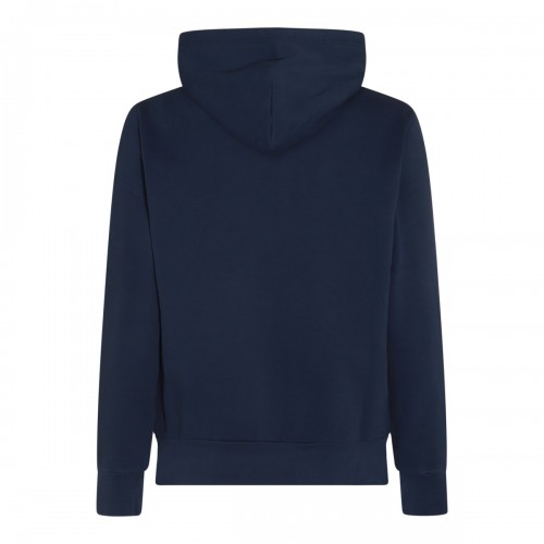 BLUE COTTON SWEATSHIRT