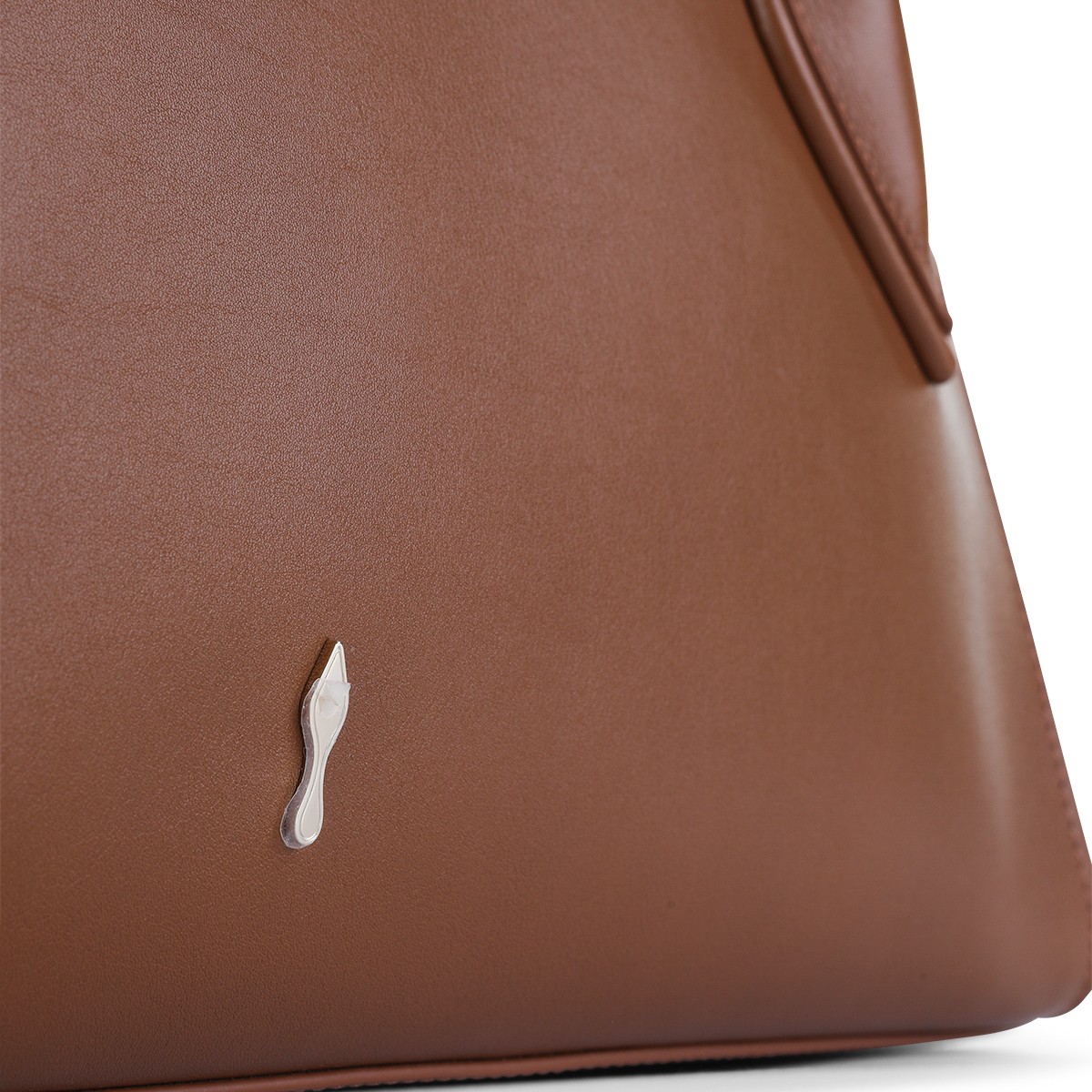 BROWN LEATHER VENUS MEDIUM SHOULDER BAG