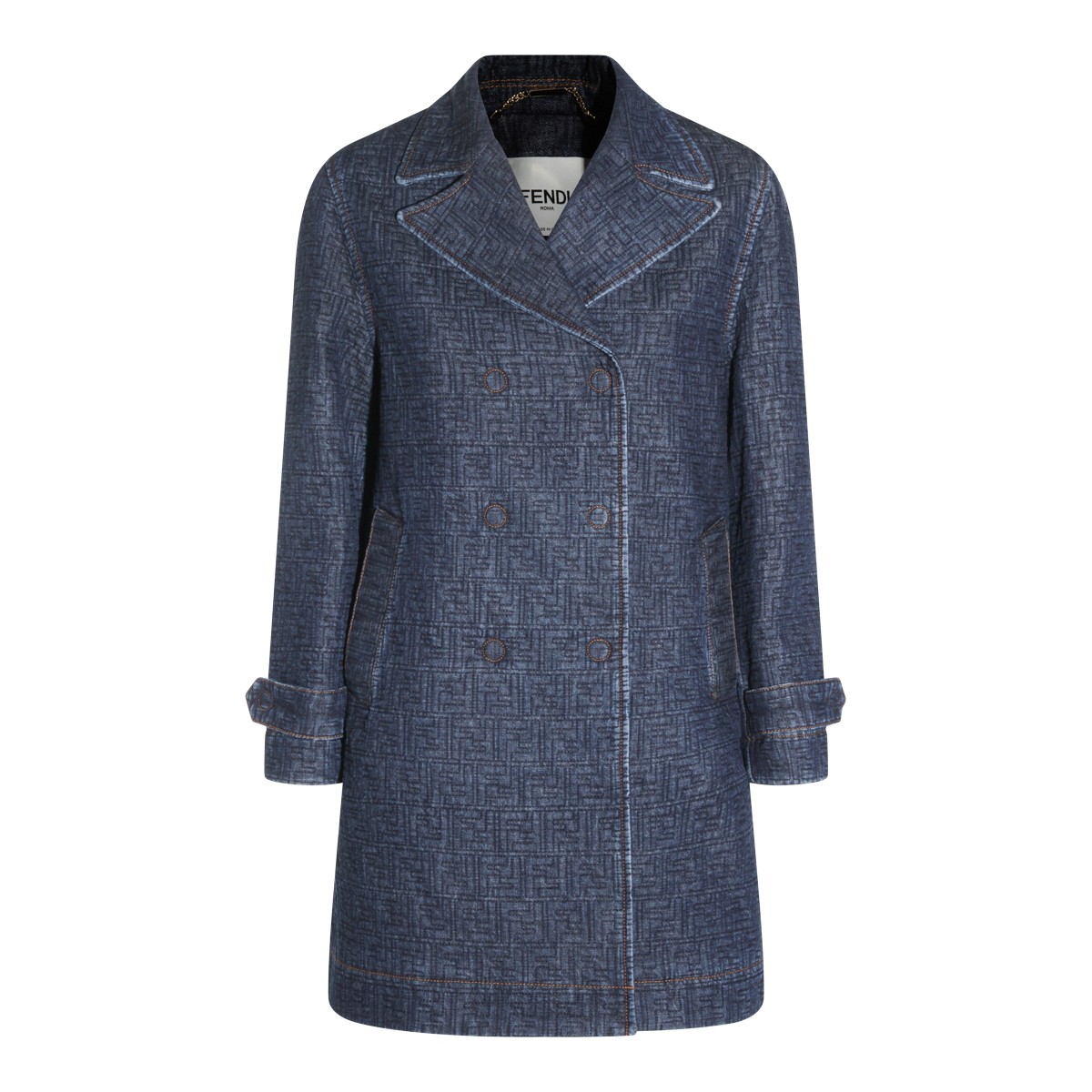 BLUE COTTON COAT