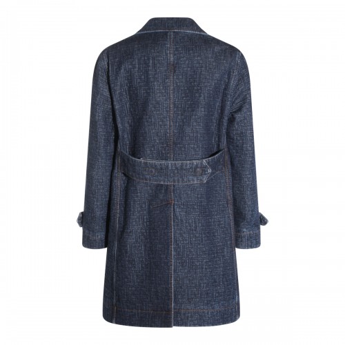 BLUE COTTON COAT 2