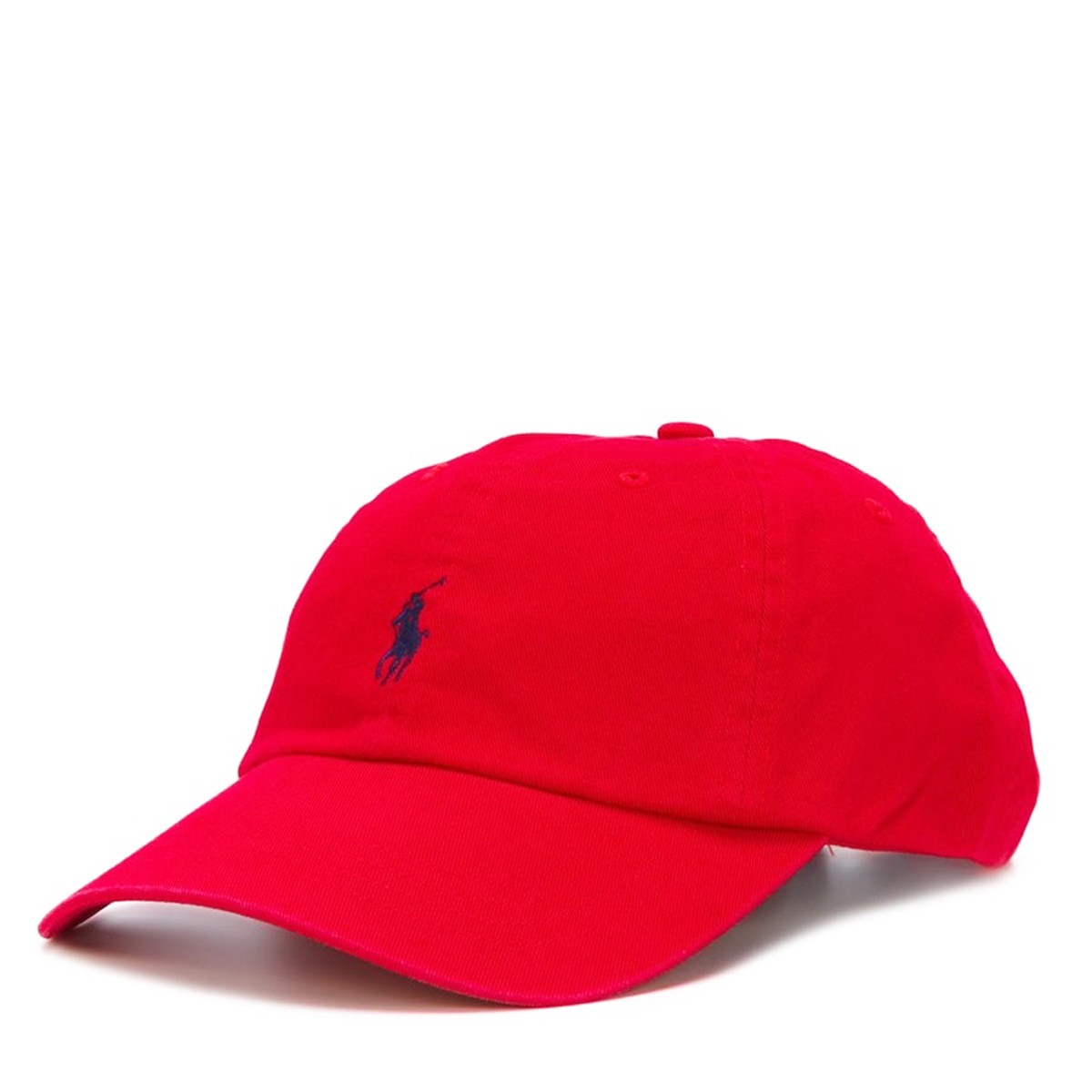 RED COTTON BASEBALL CAP