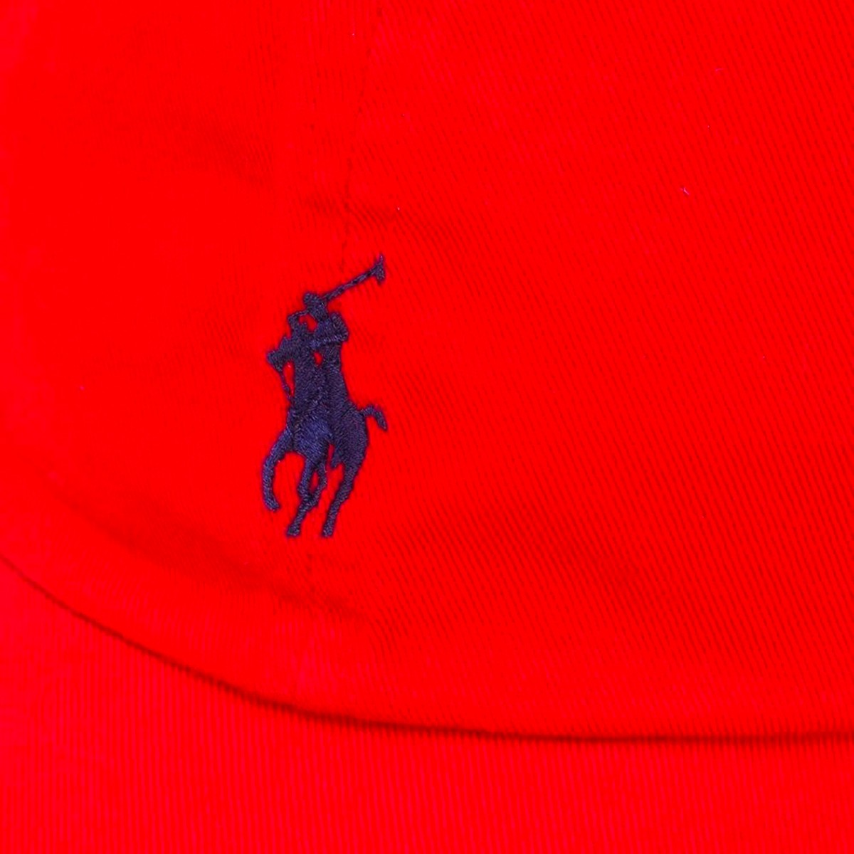 RED COTTON BASEBALL CAP