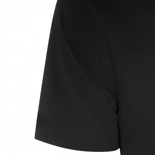 BLACK COTTON POLO SHIRT