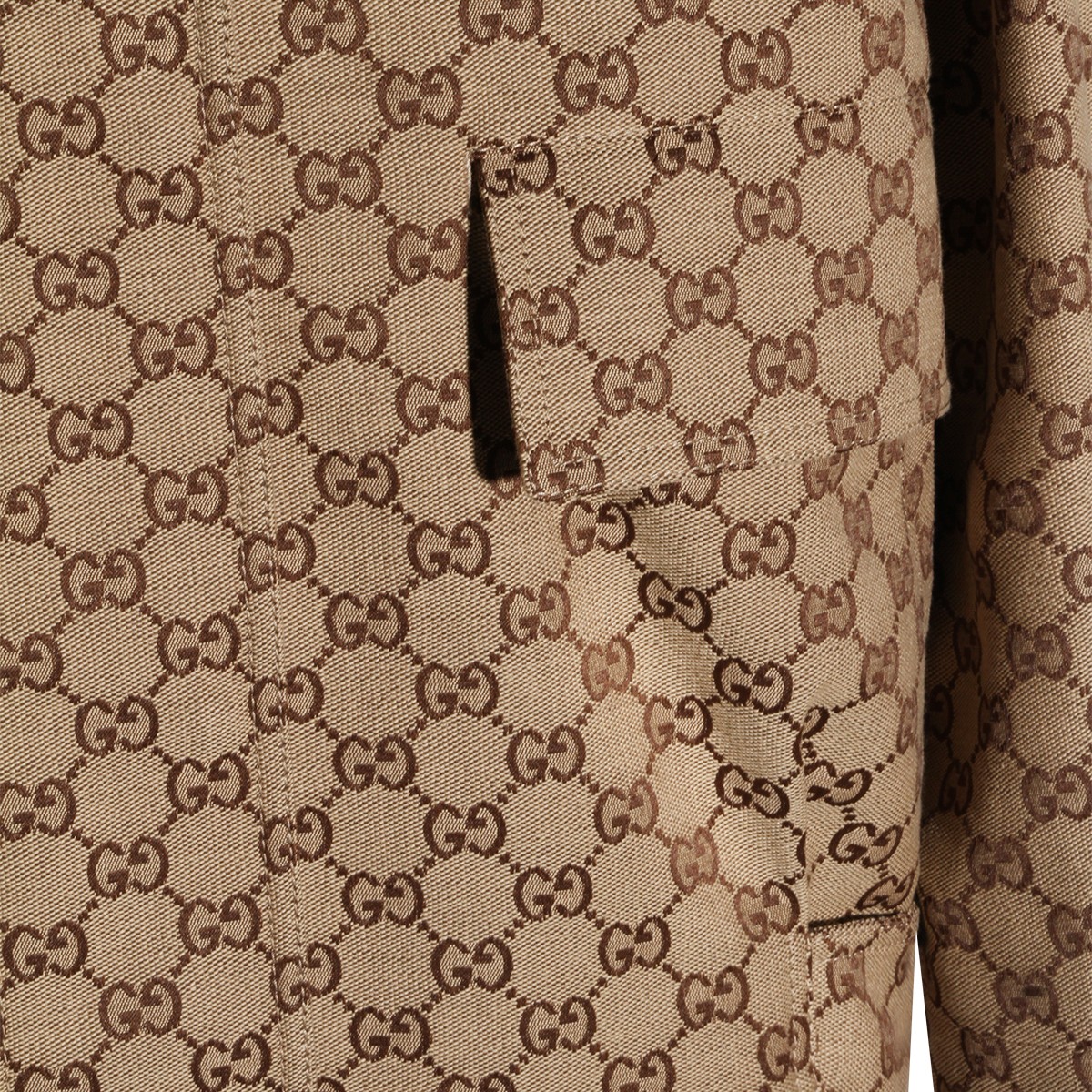 CAMEL COTTON CASUAL JACKET