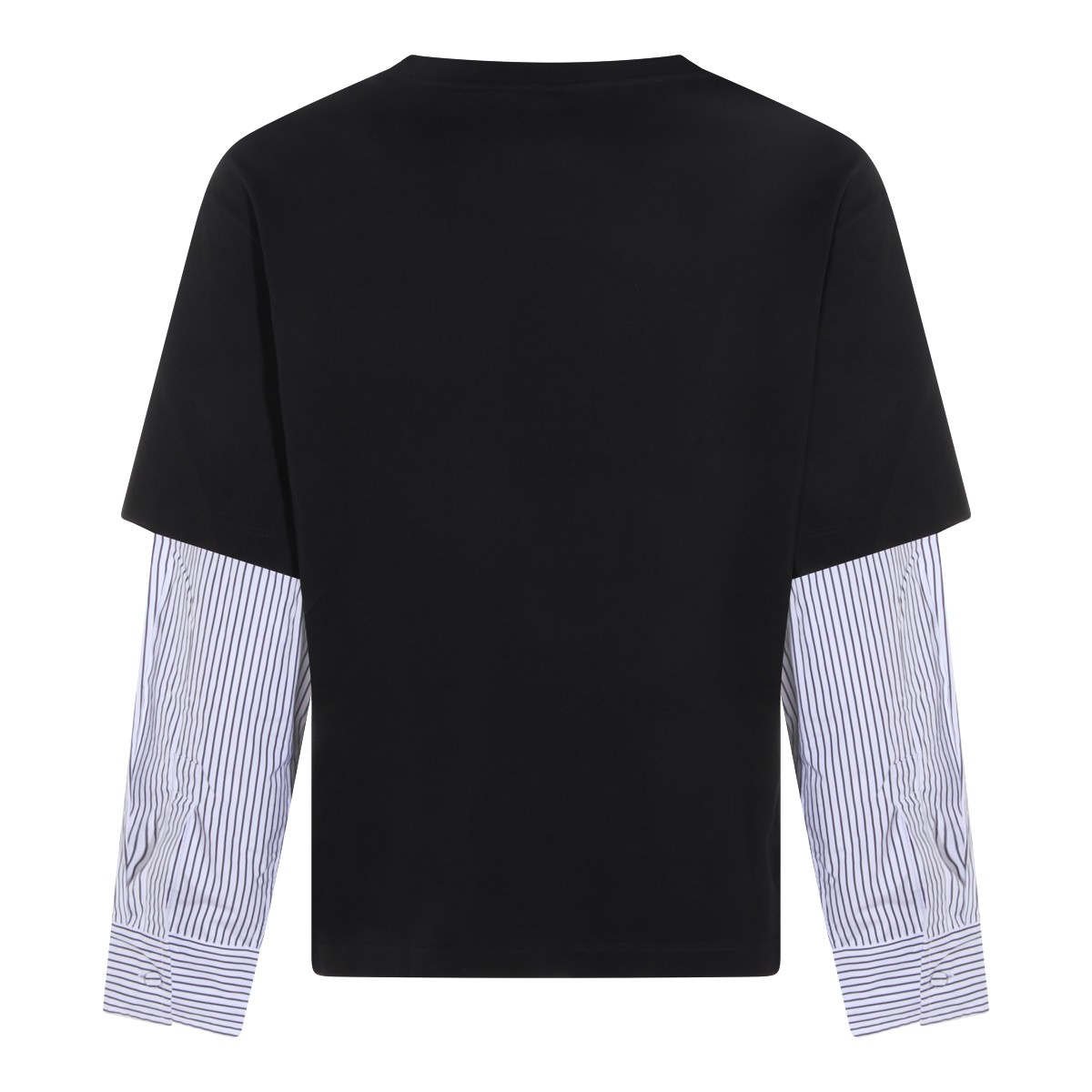 BLACK COTTON T-SHIRT
