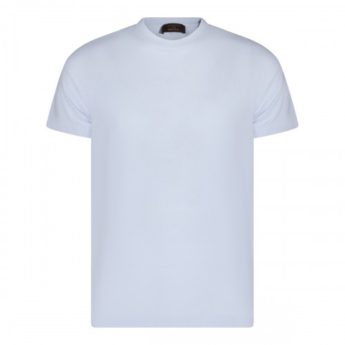 LIGHT BLUE COTTON T-SHIRT