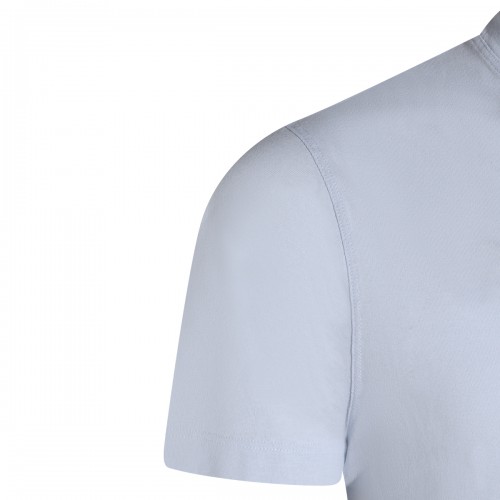 LIGHT BLUE COTTON T-SHIRT