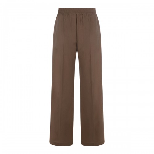 BROWN COTTON PANTS