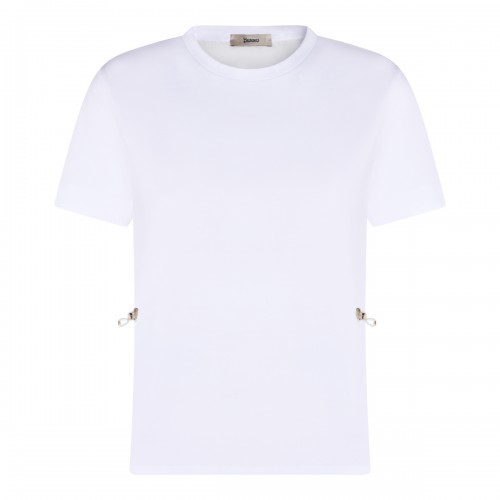 WHITE COTTON T-SHIRT