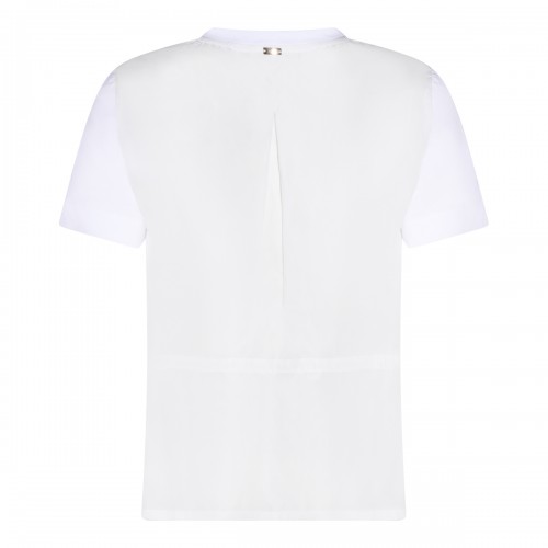 WHITE COTTON T-SHIRT