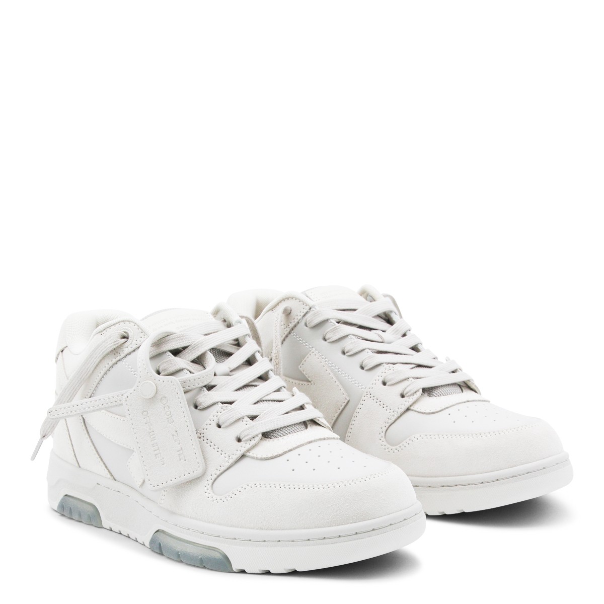 IVORY LEATHER OUT OF OFFICE SNEAKERS