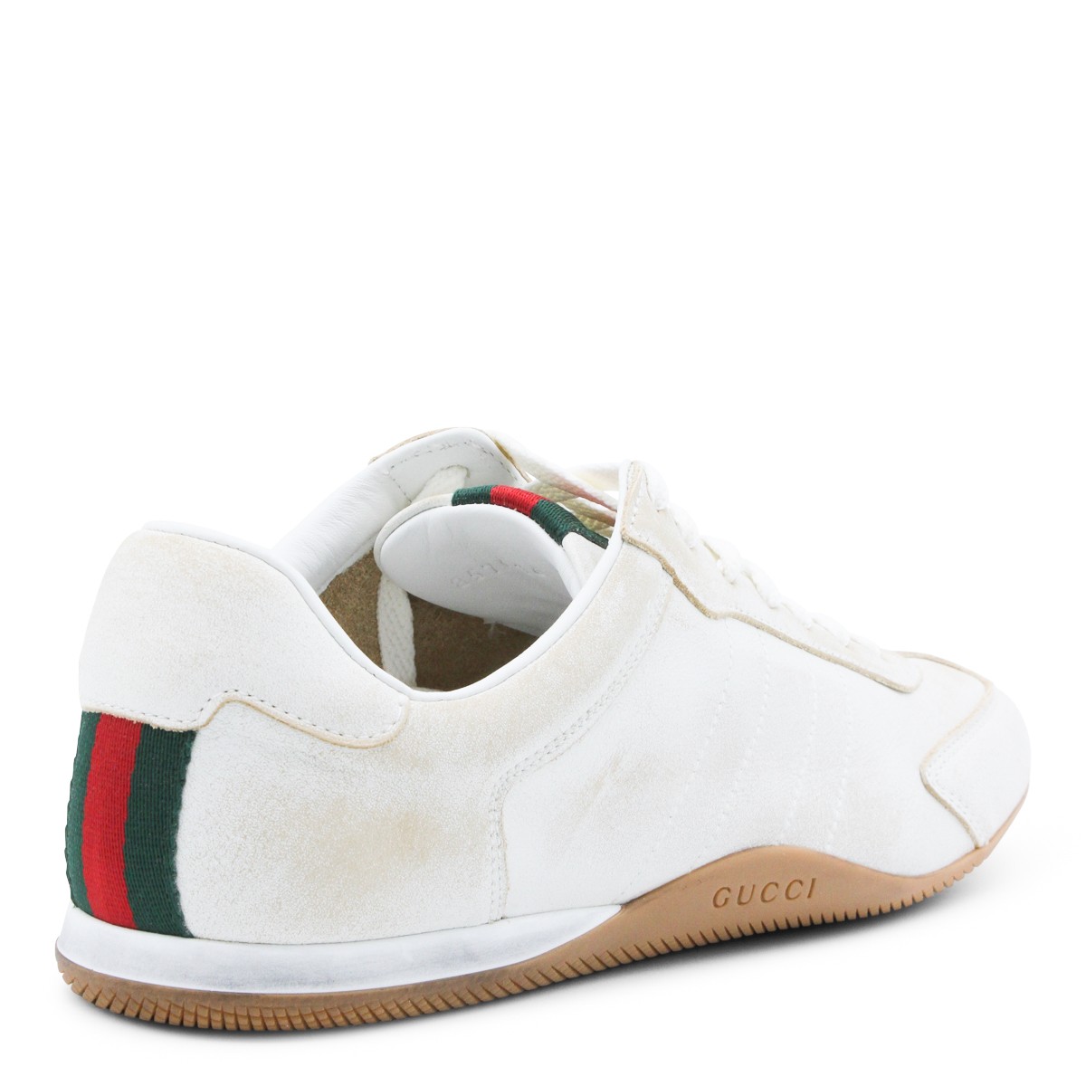 WHITE LEATHER SNEAKERS