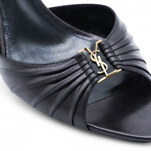 BLACK BABILONE 70 SANDALS