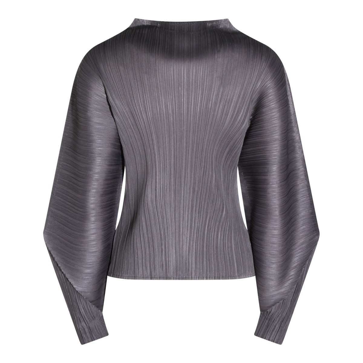 GRAY PLEATED TOP