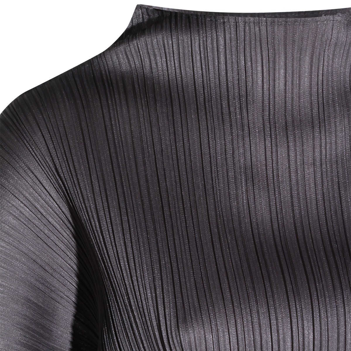 GRAY PLEATED TOP