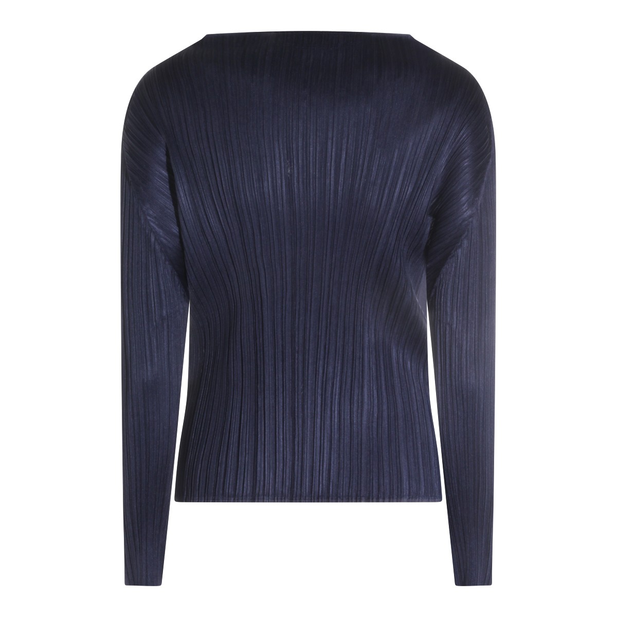 DARK NAVY PLEATED TOP