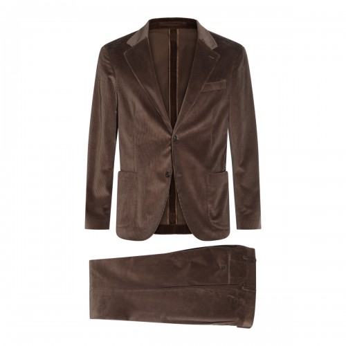 BROWN WOOL SUIT