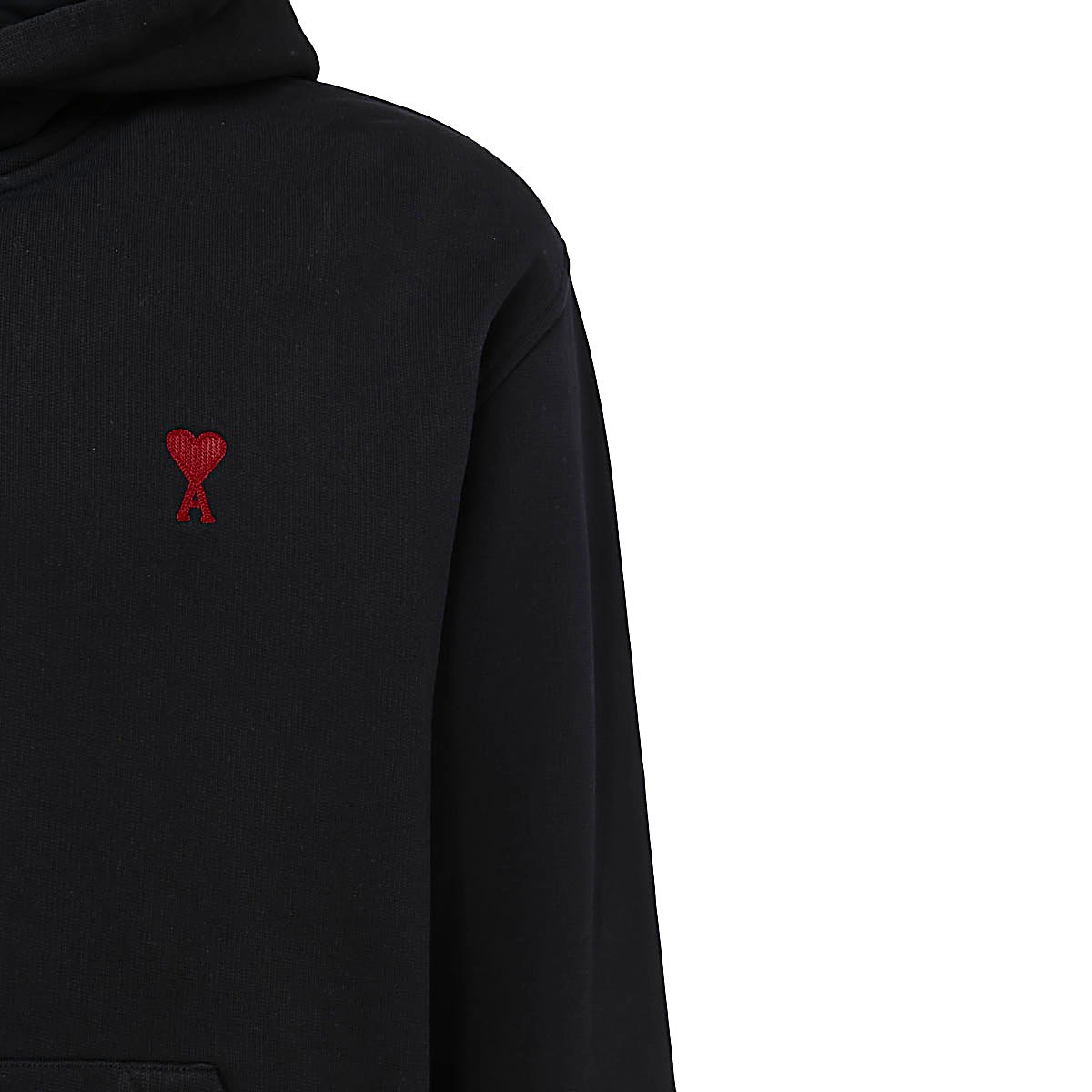 BLACK COTTON SWEATSHIRT