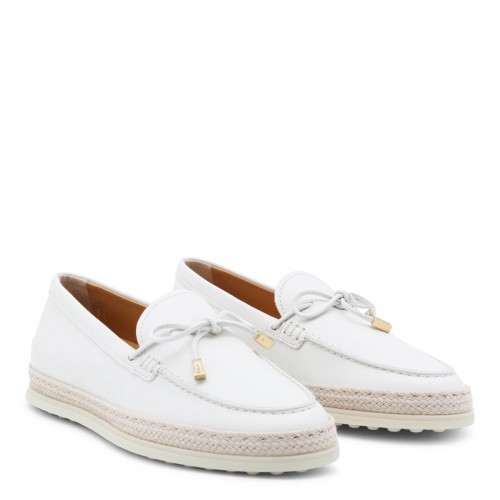 WHITE LOAFERS