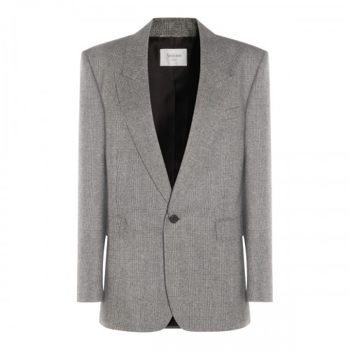 GREY WOOL BLAZER