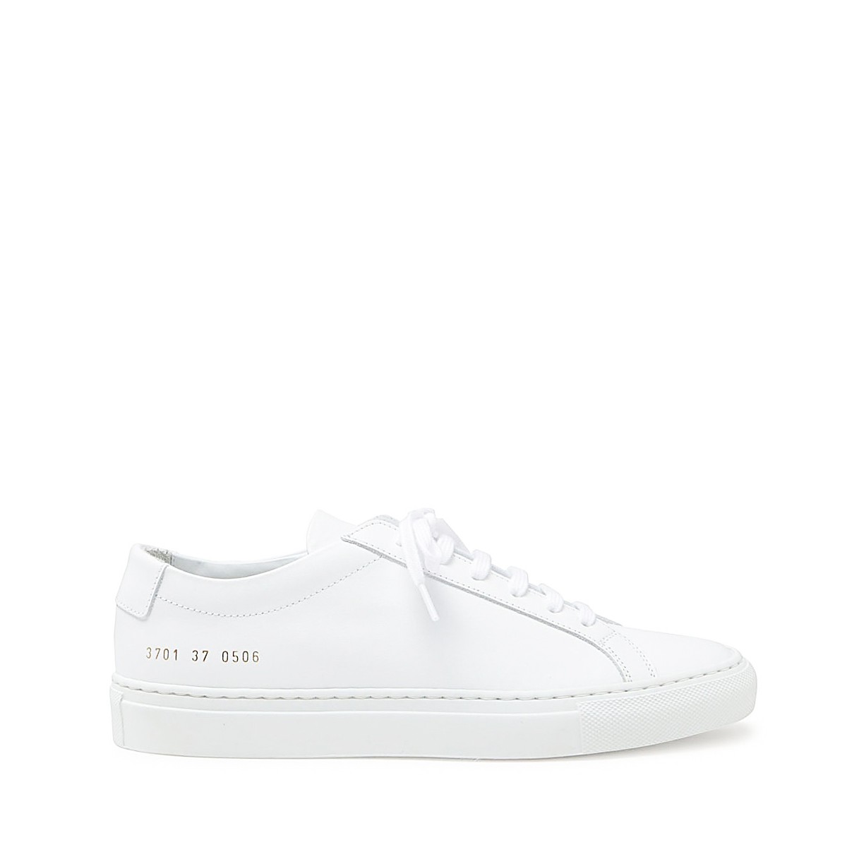 WHITE LEATHER ACHILLE LOW SNEAKER