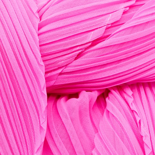 HOT PINK PLEATED SCARVES 2