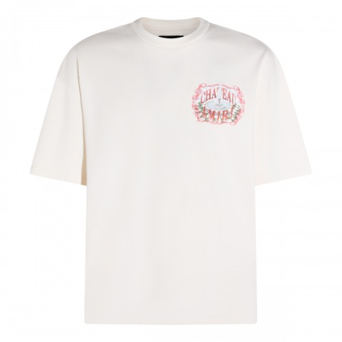 WHITE COTTON T-SHIRT