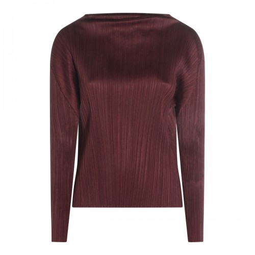 BORDEAUX PLEATED TOP