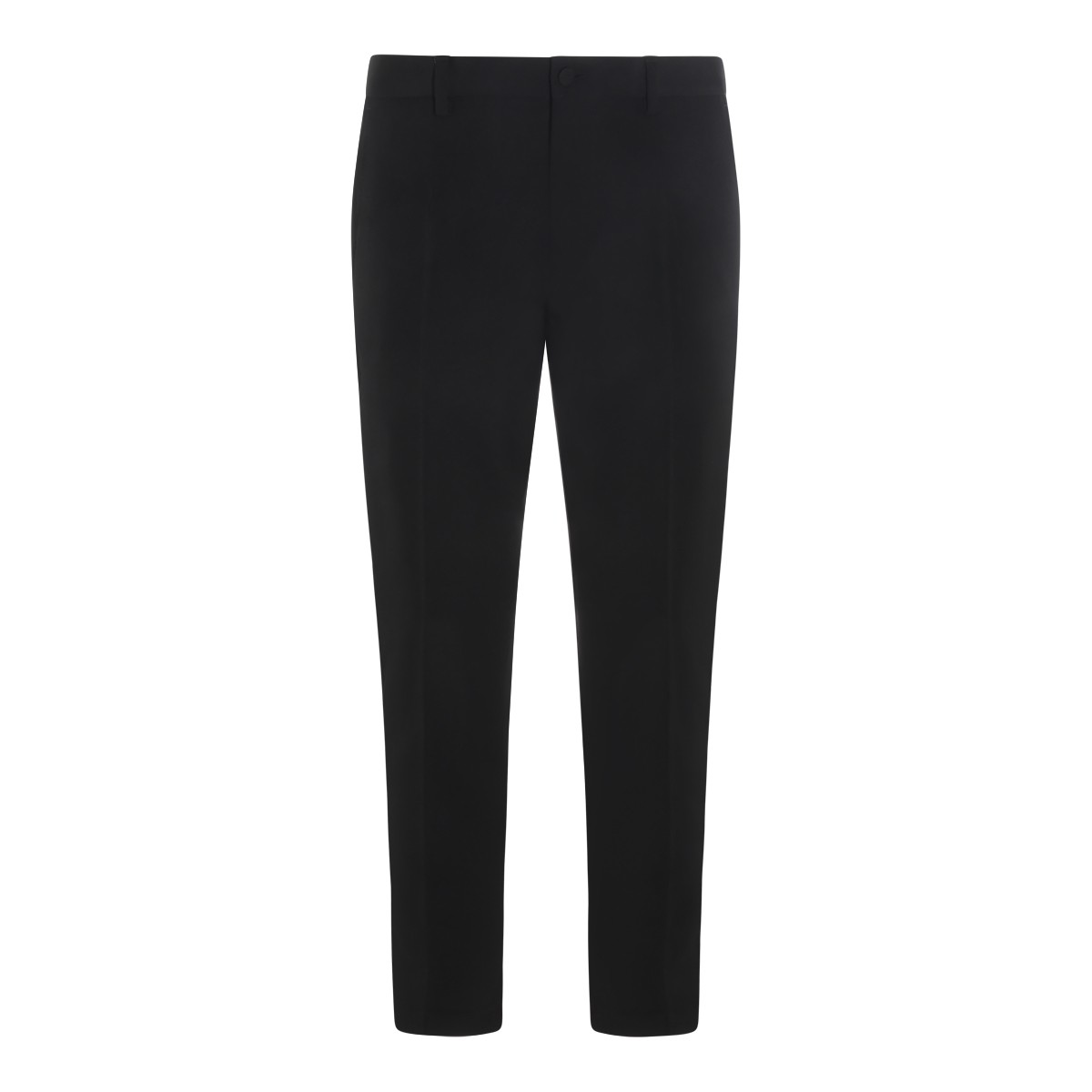 BLACK VIRGIN WOOL PANT