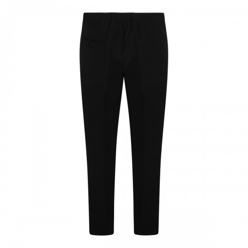 BLACK VIRGIN WOOL PANT 2