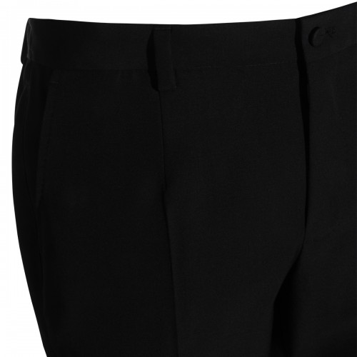 BLACK VIRGIN WOOL PANT