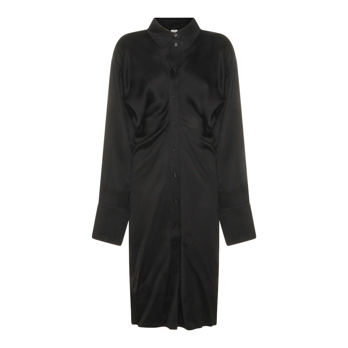 BLACK VISCOSE DRESS