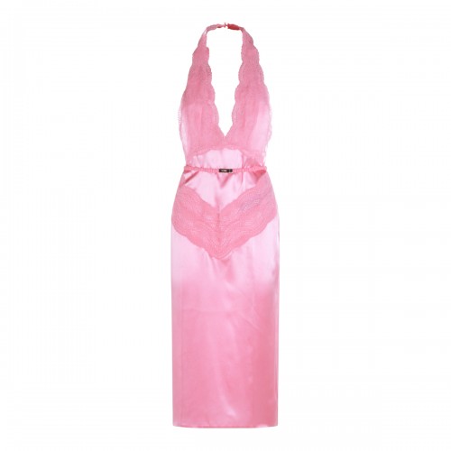 PINK SILK DRESS