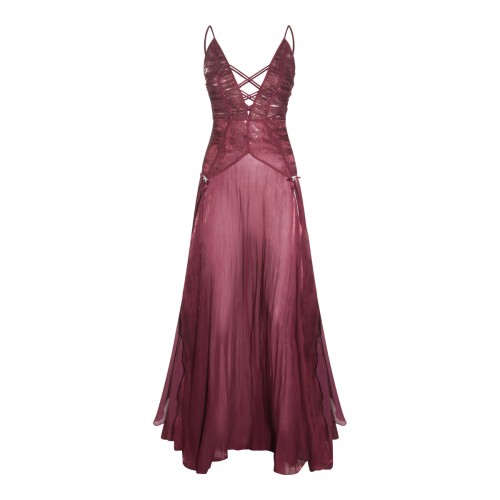 DARK PURPLE MAXI DRESS