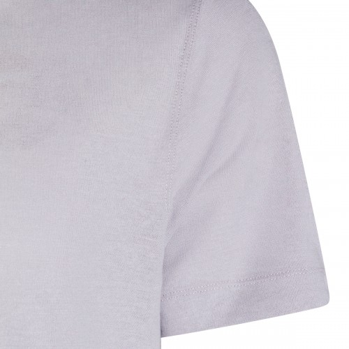 LIGHT GREY COTTON T-SHIRT